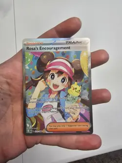 Rosa’s Encouragement SAR 123/088 Pokemon Card Perfect Order - English Pack Fresh - Image 1