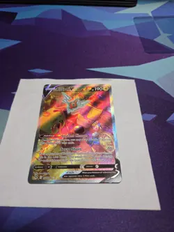 Pokemon TCG Rotom v Lost Origin Alternate Art Holo Ultra Rare Card 177/196 - Image 1