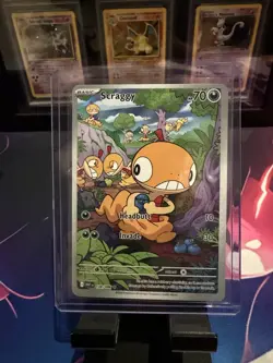 Scraggy Illustration Rare SV: White Flare 138/086 Pokemon Trading Card Game NM - Image 1