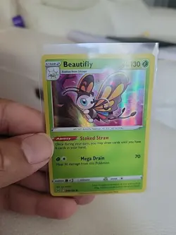 Beautifly 8/196 Lost Origin Holo Rare Pokemon Card TCG 008/196 Pokemon - Image 1