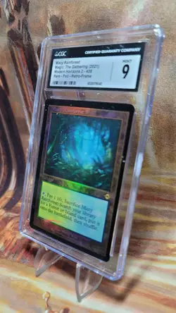 MTG Misty Rainforest #438 Retro Frame Foil Modern Horizons 2 CGC 9 - Image 4