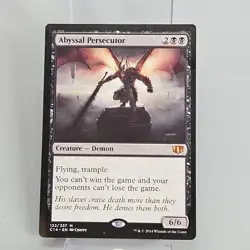 MTG Magic the Gathering Card 132/337 Abyssal Persecutor Commander Indents - Image 1