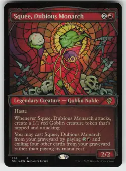 Squee, Dubious Monarch (Textured Foil) Foil R Dominaria United 332 MTG - Image 1