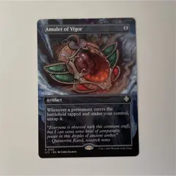 Mtg Amulet of Vigor (Borderless) 0103 Lost Caverns of Ixalan Magic The Gathering - Image 1