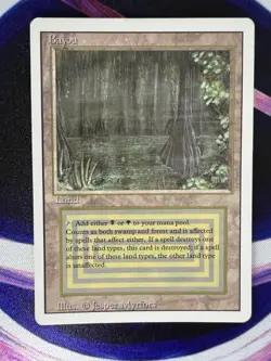 BAYOU Revised Edition Dual Land 1994 Magic the Gathering MTG - Image 1