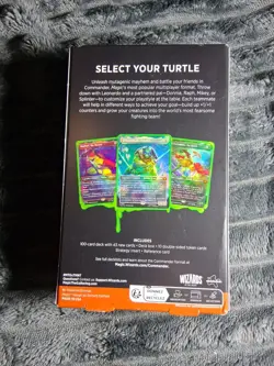 NEW Commander Deck "Turtle Power" Teenage Mutant Ninja Turtles TMT MTG - Image 4