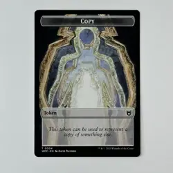 Copy // Royal Role / Virtuous Role Double-Sided Token NM Commander: WOE MTG - Image 2