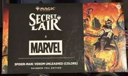 Magic The Gathering Spider-Man Secret Lair Venom Unleashed Colors Rainbow Foil - Image 1
