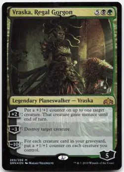 Vraska, Regal Gorgon *Foil* GRN 269 NM - Image 1