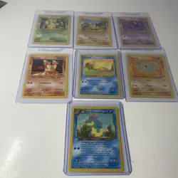 Pokemon TCG Neo Destiny 2000 7 Card Lot Dark Croconaw Slugma Swinub Gastly NM - Image 1