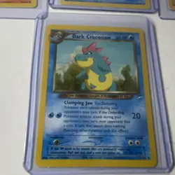 Pokemon TCG Neo Destiny 2000 7 Card Lot Dark Croconaw Slugma Swinub Gastly NM - Image 2
