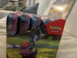 Pokemon Ascended Hero’s Mini Tin Display 10 tins sealed - Image 3