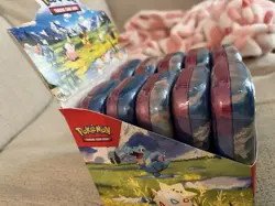 Pokemon Ascended Hero’s Mini Tin Display 10 tins sealed - Image 4