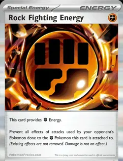 Rocky Fighting Energy Non-Holo Prerelease Card 087/088 Pokemon Perfect Order NM - Image 1