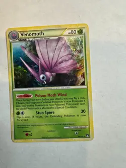Pokemon Venomoth 11/102 Holo Rare Pre-owned - Image 1