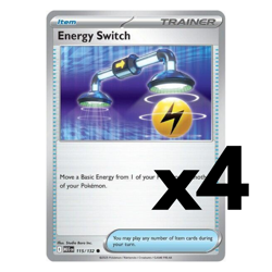 4x Energy Switch - 115/132 - ME01: Mega Evolution (MEG) Pokemon Playset x4 - Image 1