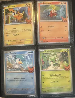 Pokemon Trick Or Trade 2024 Complete Master Set - 30 sleeved Halloween cards NM - Image 1
