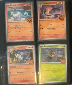 Pokemon Trick Or Trade 2024 Complete Master Set - 30 sleeved Halloween cards NM - Image 2