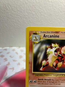 1999 Pokemon Wizards Black Star Promos Arcanine #6 - Image 2