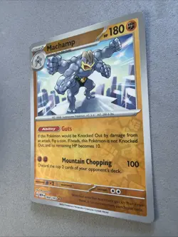 Pokemon TCG * Scarlet & Violet 151 * 068/165 Machamp Rare * REVERSE HOLO * NM - Image 2