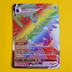 Pokemon TCG: Corviknight VMAX 171/163 Battle Styles Rainbow Rare [Near Mint] - Image 1