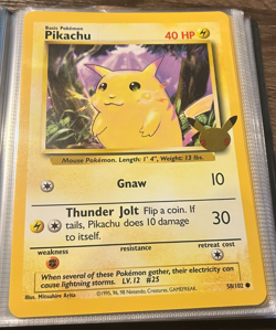 Pokemon First Partner Pack 25th Anniversary Jumbo Cards Complete Set And Binder - Image 5