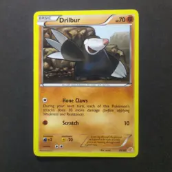 Pokemon Card TCG: Drilbur 25/30 - BW Trainer Kit - Excadrill - Image 1