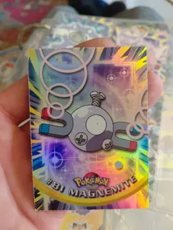 Pokemon Tv Animation Edition Series 2 Magnemite #81 Foil Blue Logo 2000 LP/NM - Image 1