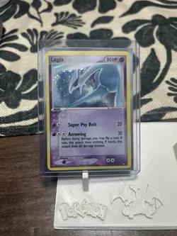 Pokemon TCG Lugia #2 Pop Series 5 Holo Card 2007 Heavily Played - Image 1