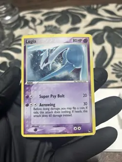 Pokemon TCG Lugia #2 Pop Series 5 Holo Card 2007 Heavily Played - Image 2