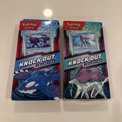 Set Of 2 Pokemon Knockout Collection Kyogre And Suicune Sealed Packages - Image 1