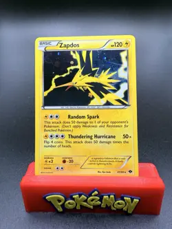 Zapdos (Cosmos Holo) Next Destinies 41/99 Rare Pokemon Card LP/NM - Image 1