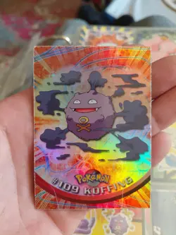 Koffing [Foil] #109 - Pokemon 2000 Topps TV Animation Blue Logo (LP) - Image 1