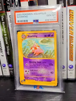 2003 Pokemon Aquapolis Slowking #34 Non-holo PSA Gem Mint 10 - Image 1