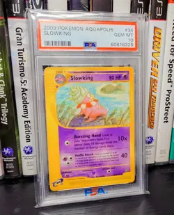 2003 Pokemon Aquapolis Slowking #34 Non-holo PSA Gem Mint 10 - Image 3