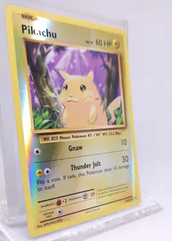 Pokemon Pikachu 35/108 Evolutions XY Reverse Holo NM - Image 2