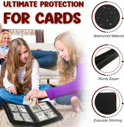 Binder for Toploader Card Storage for Top Loader Holds 96 Cards 4 Pocket Card - Image 2