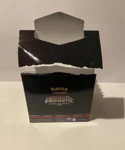 Pokemon Prismatic Evolutions Tech Sticker Lot Of 12 Open Case With Display - Image 2