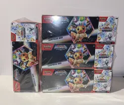 Pokemon Sams Club Prismatic Evolutions Surprise Box/Booster Bundle New Lot Of 4 - Image 1