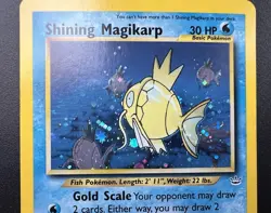 2001 Pokemon Shining Magikarp Neo Revelation Holo 66/64 Secret Rare LP Excellent - Image 2