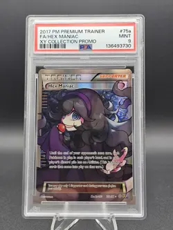 2017 Pokemon Hex Maniac 75a/98 XY Collection Promo MT PSA 9 - Image 1
