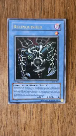 Relinquished - 1st Edition - Ultra Rare - SDP-001 - Yu-Gi-Oh! - LP - Image 1
