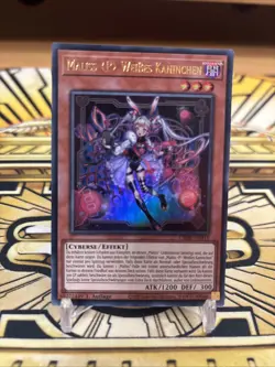 Yugioh Maliss (P) Weißes Kaninchen CRBR-DE015 Ultra Rare - Image 1