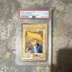 Yu-Gi-Oh! Bandai Joey Wheeler Bandai-1st Generation #3 PSA 9 1999 Japanese - Image 1