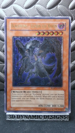| Yugioh Blackwing - Elphin the Raven RGBT-EN013 Ultimate Rare MP/HP 🔥 | - Image 1