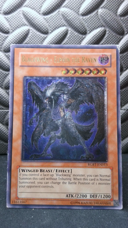 | Yugioh Blackwing - Elphin the Raven RGBT-EN013 Ultimate Rare MP/HP 🔥 | - Image 2