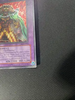 Yugioh! Dark Balter The Terrible LOD-002 Legacy of Darkness Super Rare - LP - Image 3