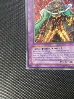 Yugioh! Dark Balter The Terrible LOD-002 Legacy of Darkness Super Rare - LP - Image 4