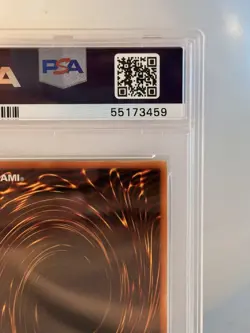 Yugioh 2003 Gemini Elf LON-000 1st Edition PSA 9 MINT Secret Rare - Holo Bleed - Image 5