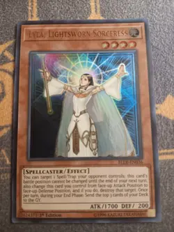 1x Lyla, Lightsworn Sorceress BLLR-EN036 Ultra Rare First Edition VLP - Image 1